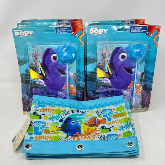 Finding Dory Gift Set (10) Diary with Marabou Pen and Pencil Pouch - 10 Each New - Picture 1 of 15